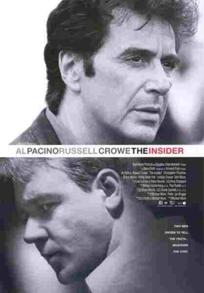 The Insider (1999) Starring Al Pacino on DVD