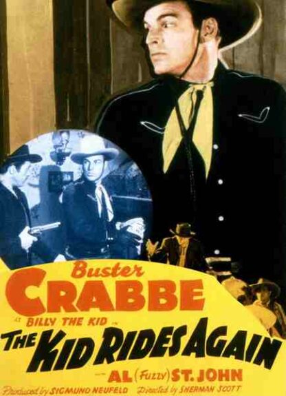 The Kid Rides Again (1943) Starring Buster Crabbe on DVD - Image 4