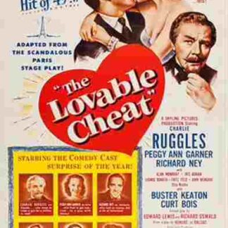 The Lovable Cheat (1949) Starring Charles Ruggles on DVD