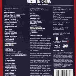 The Metropolitan Opera HD Live John Adams: Nixon in China (2011) Starring James Maddalena on DVD