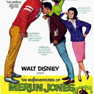 The Misadventures of Merlin Jones (1964) Starring Tommy Kirk on DVD