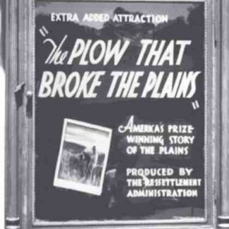 The Plow That Broke the Plains (1936) Starring Thomas Chalmers on DVD