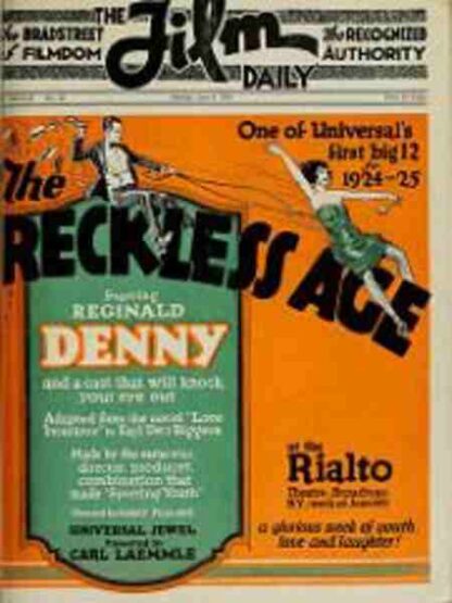 The Reckless Age (1924) Starring Reginald Denny on DVD - Image 3