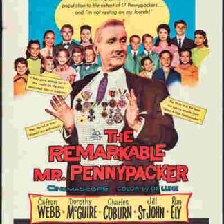 The Remarkable Mr. Pennypacker (1959) Starring Clifton Webb on DVD