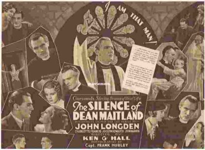The Silence of Dean Maitland (1934) Starring John Longden on DVD