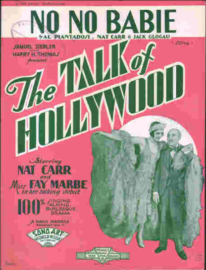 The Talk of Hollywood (1929) Starring Nat Carr on DVD - Image 3