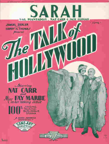 The Talk of Hollywood (1929) Starring Nat Carr on DVD - Image 4