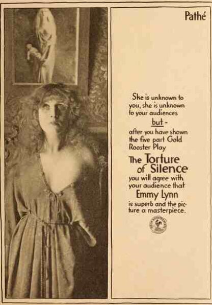 The Torture of Silence (1917) with English Subtitles on DVD