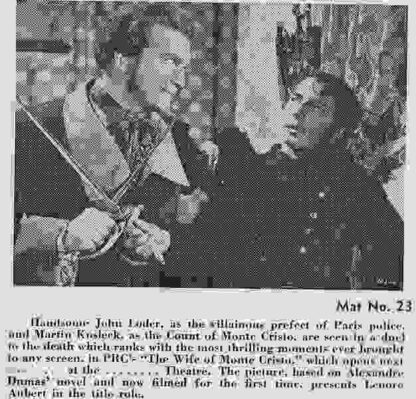 The Wife of Monte Cristo (1946) Starring John Loder on DVD - Image 2