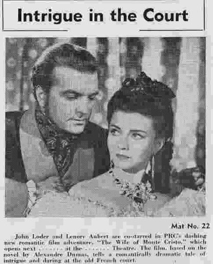 The Wife of Monte Cristo (1946) Starring John Loder on DVD - Image 3