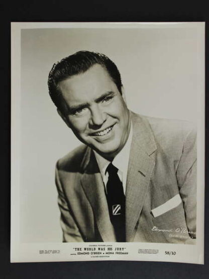 The World Was His Jury (1958) Starring Edmond O'Brien on DVD