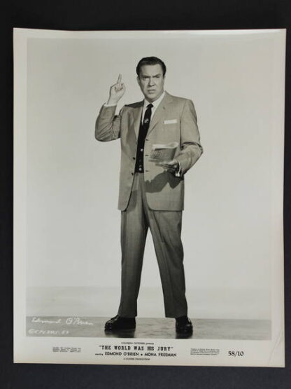The World Was His Jury (1958) Starring Edmond O'Brien on DVD - Image 2