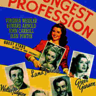 The Youngest Profession (1943) Starring Virginia Weidler on DVD