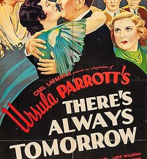 There's Always Tomorrow (1934) DVD