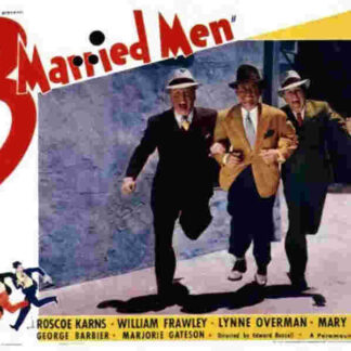 Three Married Men (1936) Starring Lynne Overman on DVD