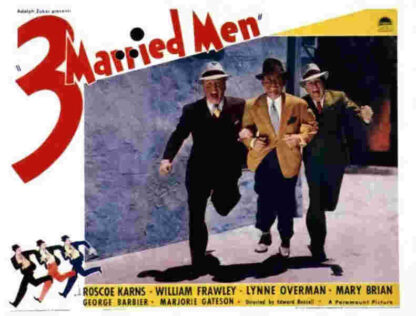 Three Married Men (1936) Starring Lynne Overman on DVD