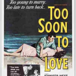 Too Soon to Love (1960) Starring Jennifer West on DVD