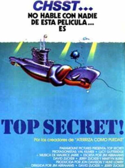Top Secret! (1984) Starring Omar Sharif on DVD - Image 2