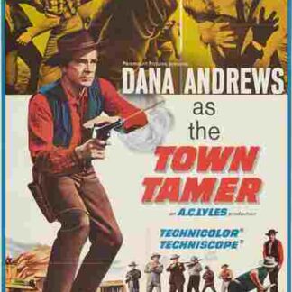 Town Tamer (1965) Starring Dana Andrews on DVD
