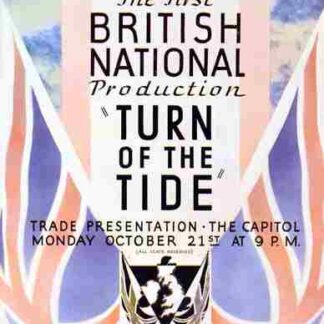 Turn of the Tide (1935) Starring John Garrick on DVD