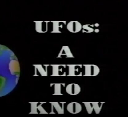 UFOs... A Need to Know (1991) Starring  on DVD - Image 2