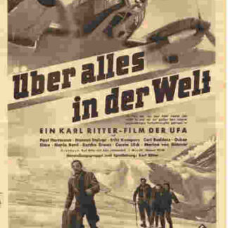 Über alles in der Welt (1941) with English Subtitles on DVD