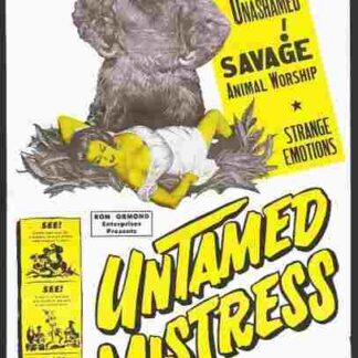 Untamed Mistress (1956) Starring Allan Nixon on DVD