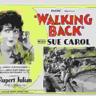 Walking Back (1928) Starring Richard Walling on DVD