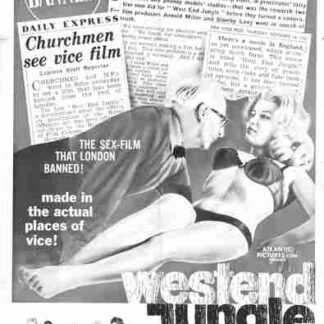 West End Jungle (1961) Starring David Gell on DVD