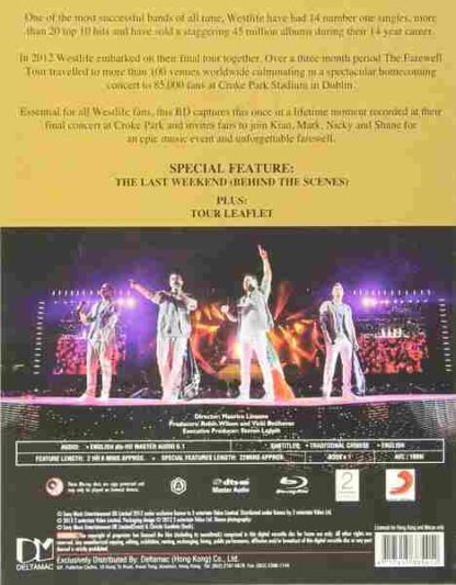 Westlife: The Farewell Tour Live at Croke Park (2012) Starring Nicky Byrne on DVD