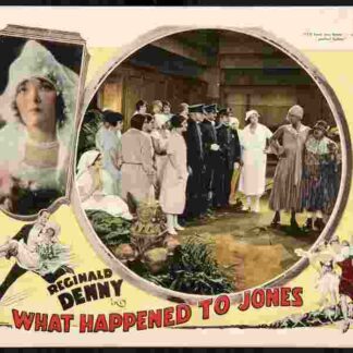 What Happened to Jones? (1925) Starring Reginald Denny on DVD