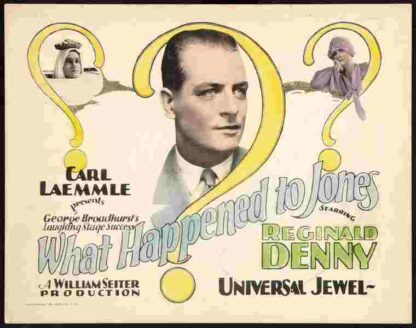 What Happened to Jones? (1925) Starring Reginald Denny on DVD - Image 2