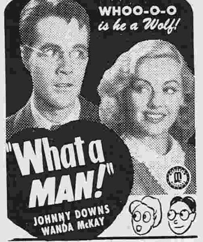 What a Man! (1944) Starring Johnny Downs on DVD - Image 3