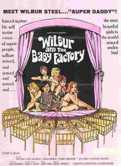 Wilbur and the Baby Factory (1970) Starring Peter Ford on DVD