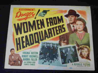 Women from Headquarters (1950) Starring Virginia Huston on DVD - Image 3