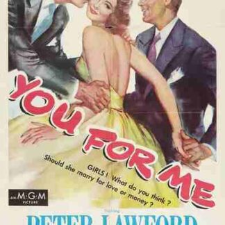 You for Me (1952) Starring Peter Lawford on DVD